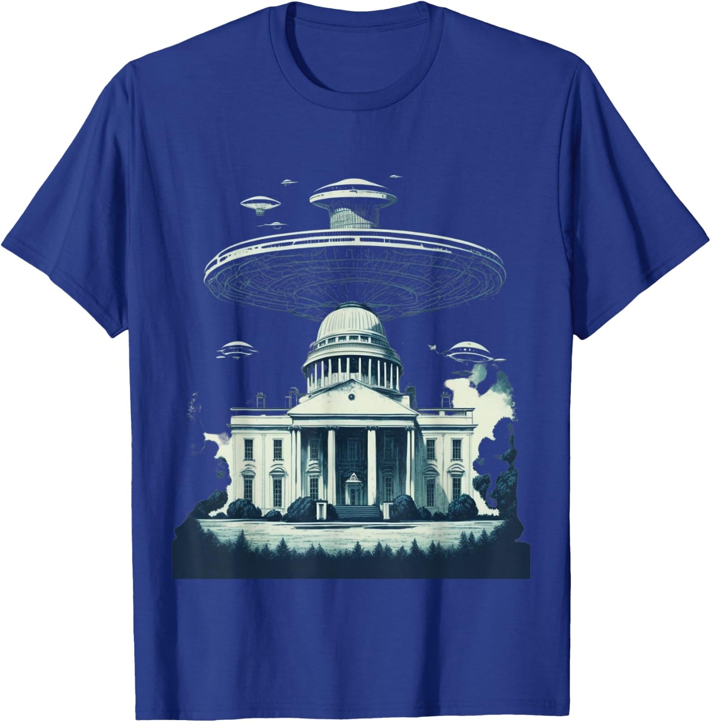 UFO at the White House T-Shirt - T-Shirt | Royal
