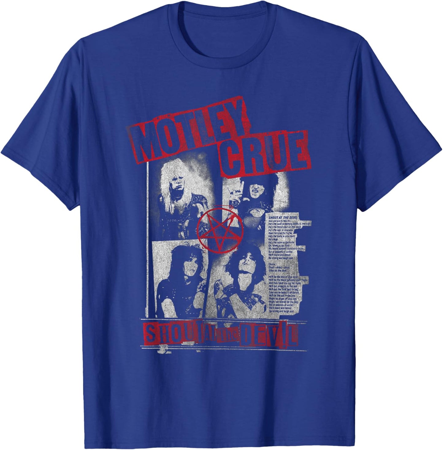 Mötley Crüe – Punk Flyer T-Shirt - T-Shirt | Royal
