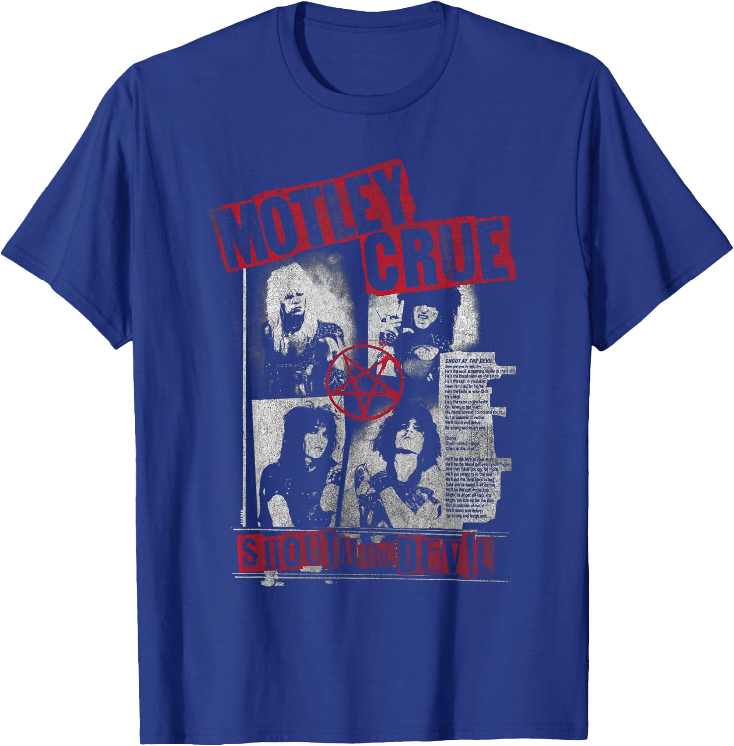 Mötley Crüe – Punk Flyer T-Shirt - T-Shirt | Royal