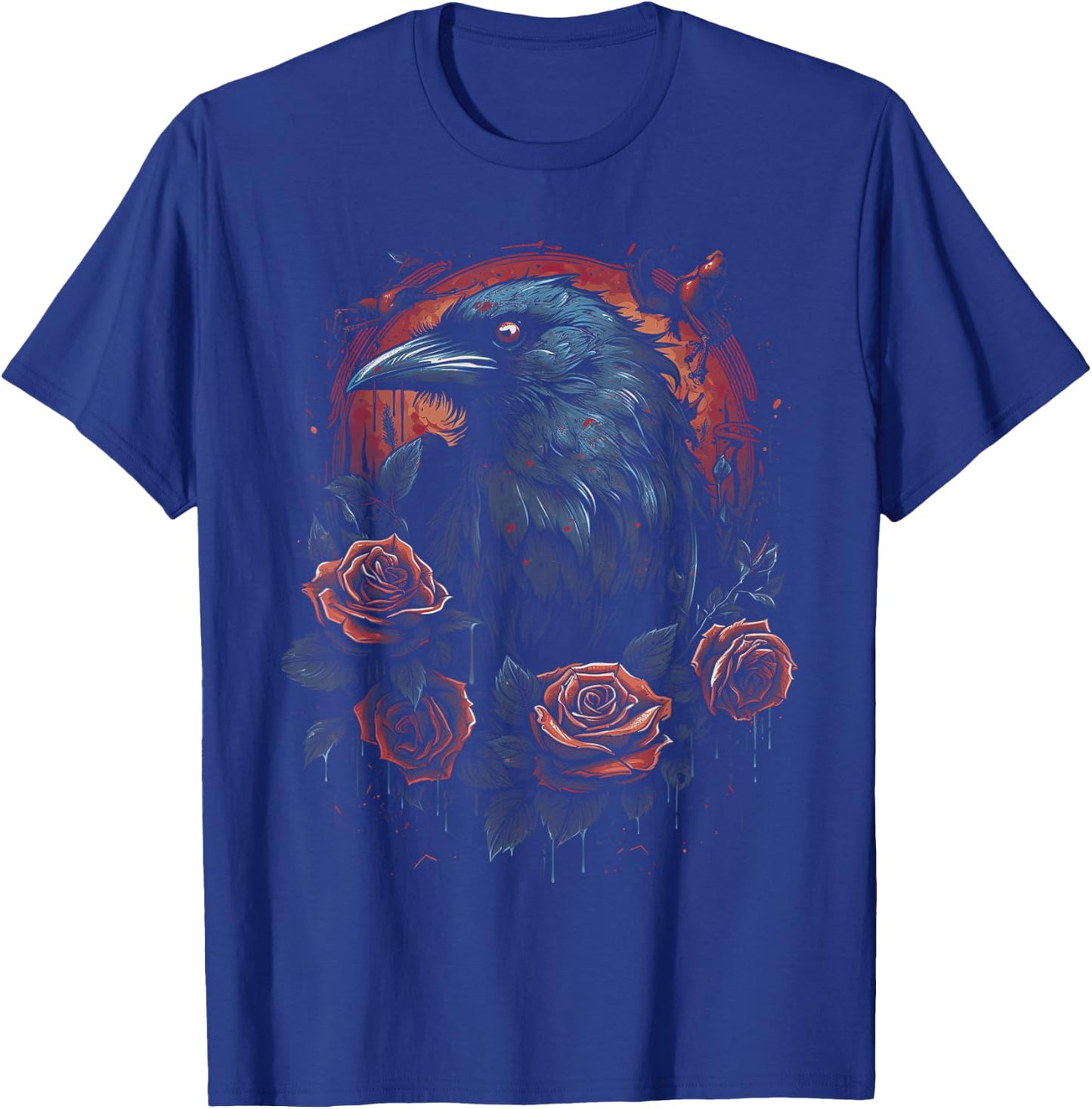 Crow Bird Dark Mystic Nordic Raven Black Gothic Occult Viking Witchcraft T-Shirt - T-Shirt | Royal