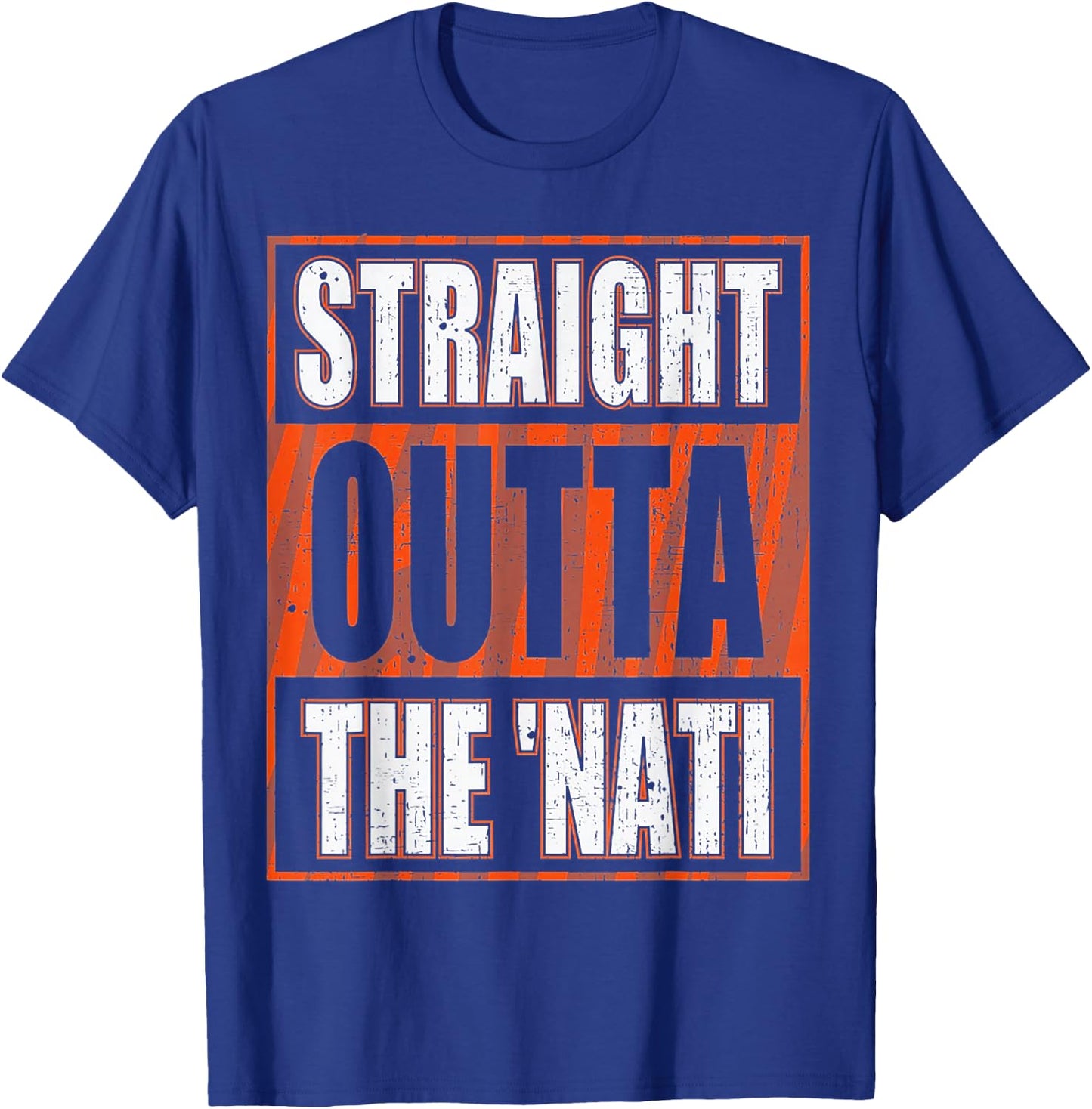 Straight Outta The 'Nati T-Shirt - T-Shirt | Royal