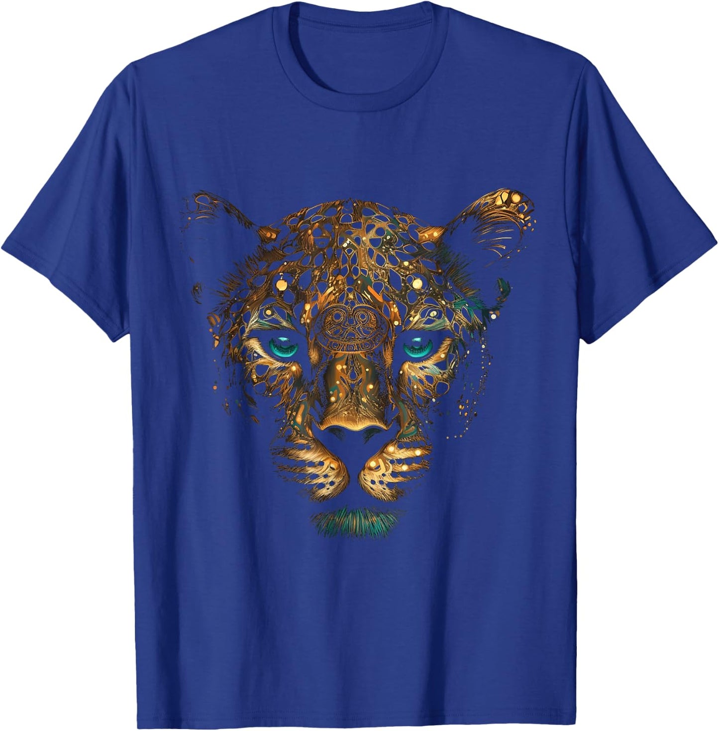 Leopard Artwork Fantasy - Art Animal Leopard T-Shirt - T-Shirt | Royal