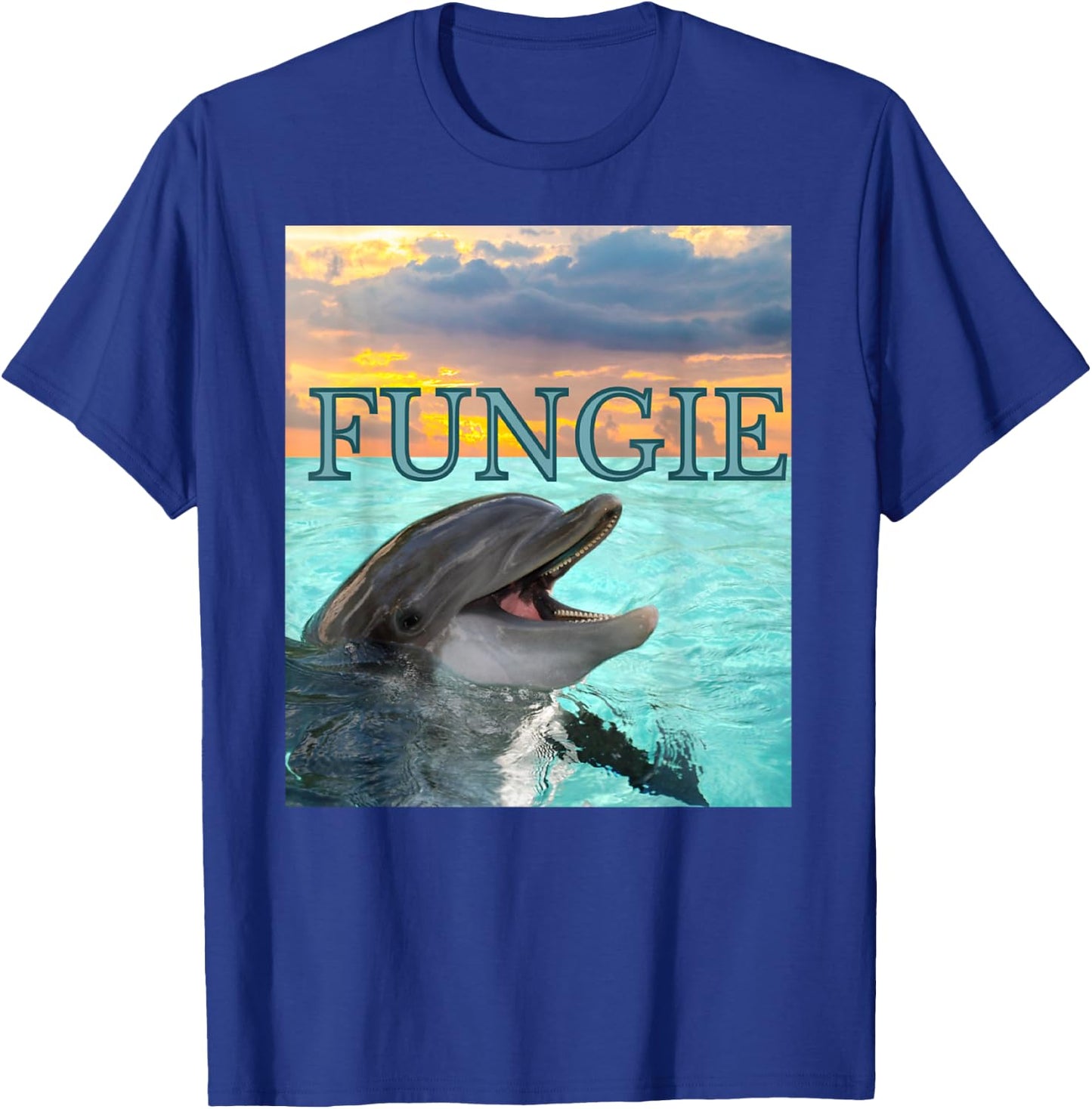 Fungie the Dolphin -The Symbol of Ireland's Hope Joy Freedom T-Shirt - T-Shirt | Royal