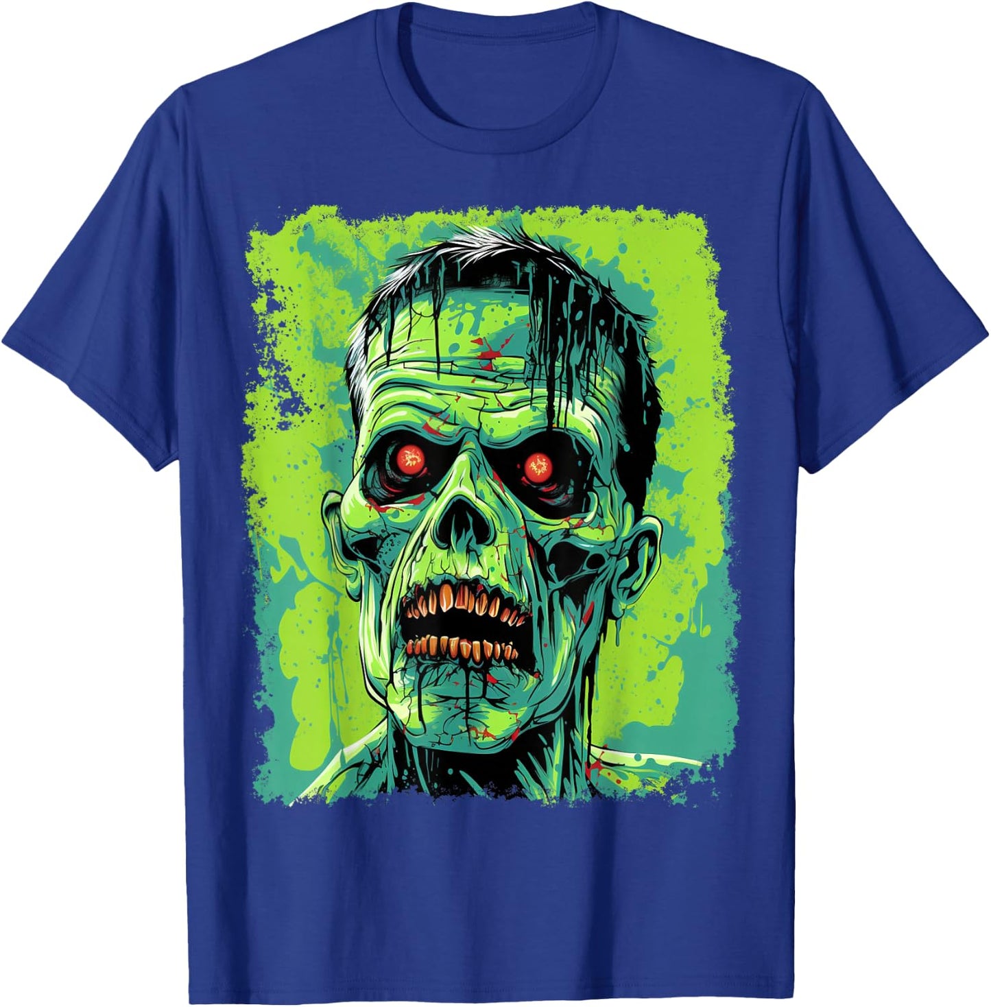 Green Zombie Undead Pop Art T-Shirt - T-Shirt | Royal