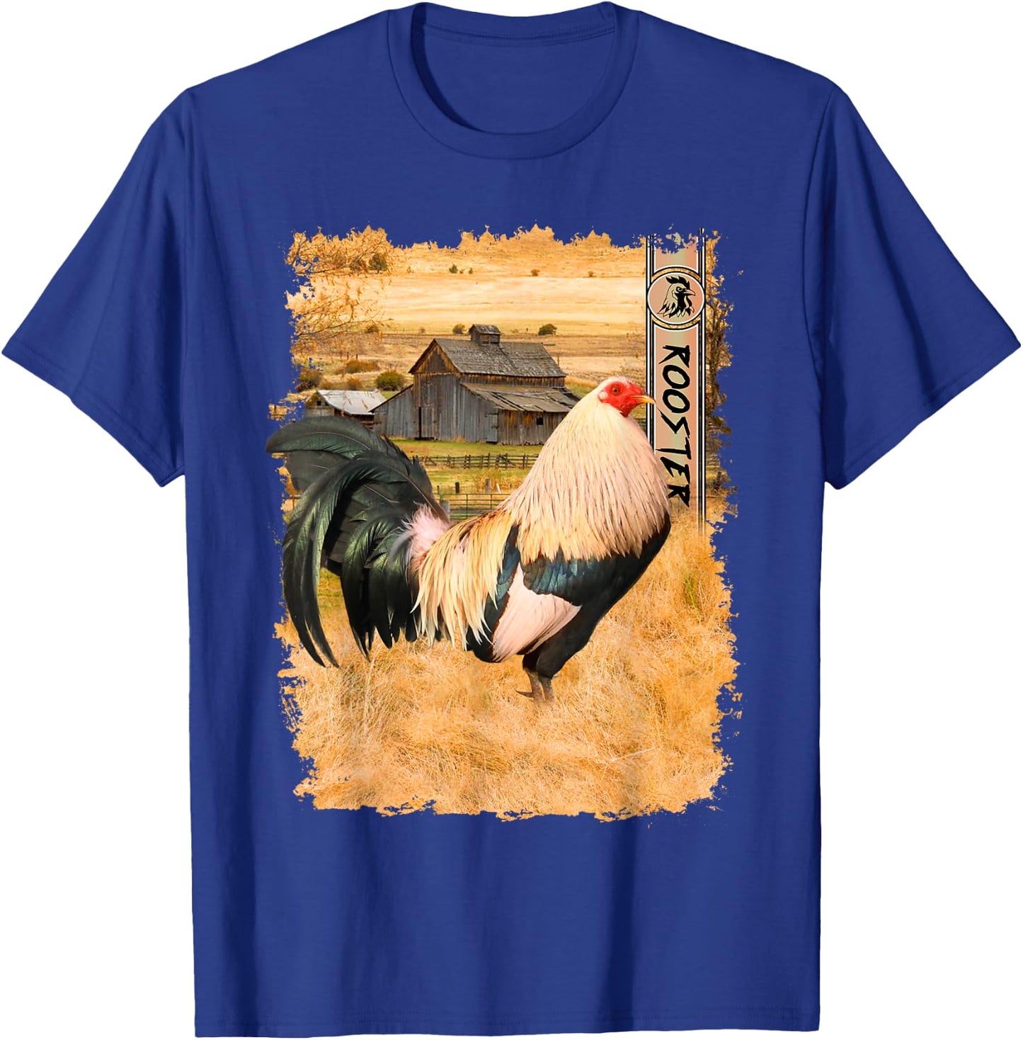 Rooster Enthusiast Cockfighter Game Fowl Cockfighting -Adults Black T-Shirt - T-Shirt | Royal