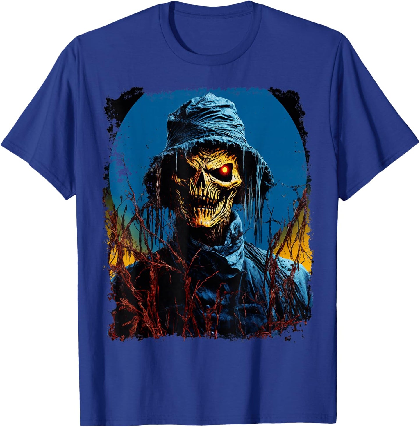 Pop Art Halloween Scarecrow T-Shirt - T-Shirt | Royal
