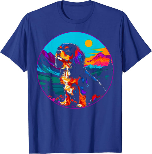 Dog Cavalier King Charles Spaniel Nature Lover T-Shirt - T-Shirt | Royal