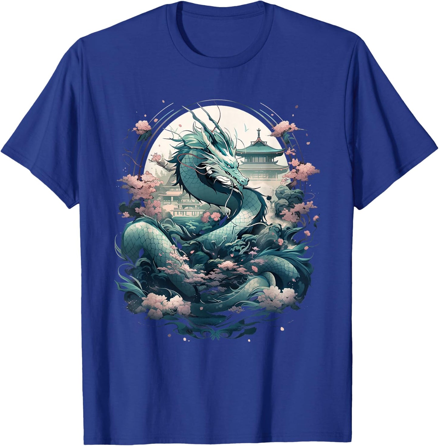 Japanese Aesthetic Dragon Japanese Art Japan Tattoo T-Shirt - T-Shirt | Royal