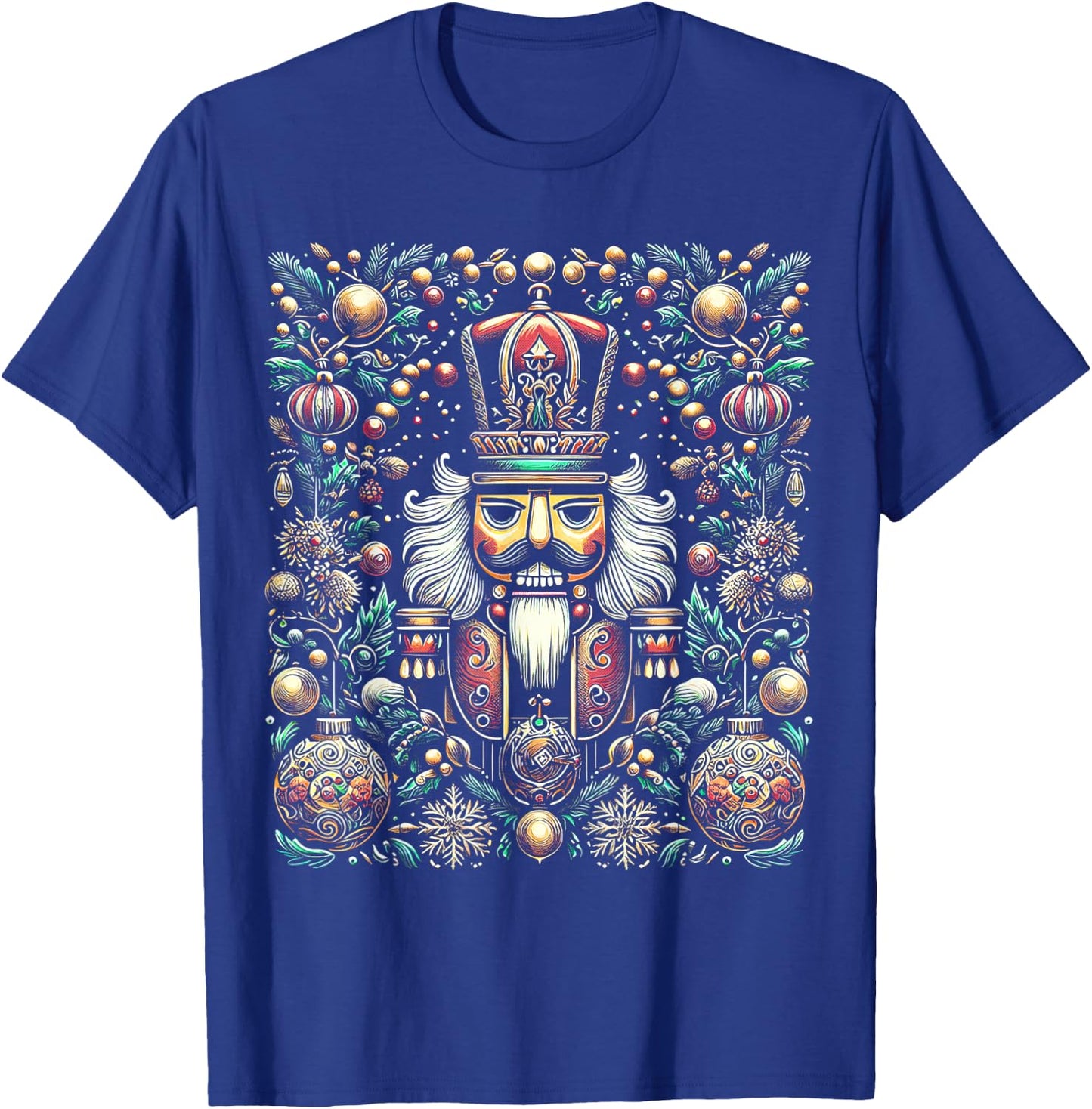 Christmas Nutcracker Merry Christmas Xmas Morning Holiday T-Shirt - T-Shirt | Royal