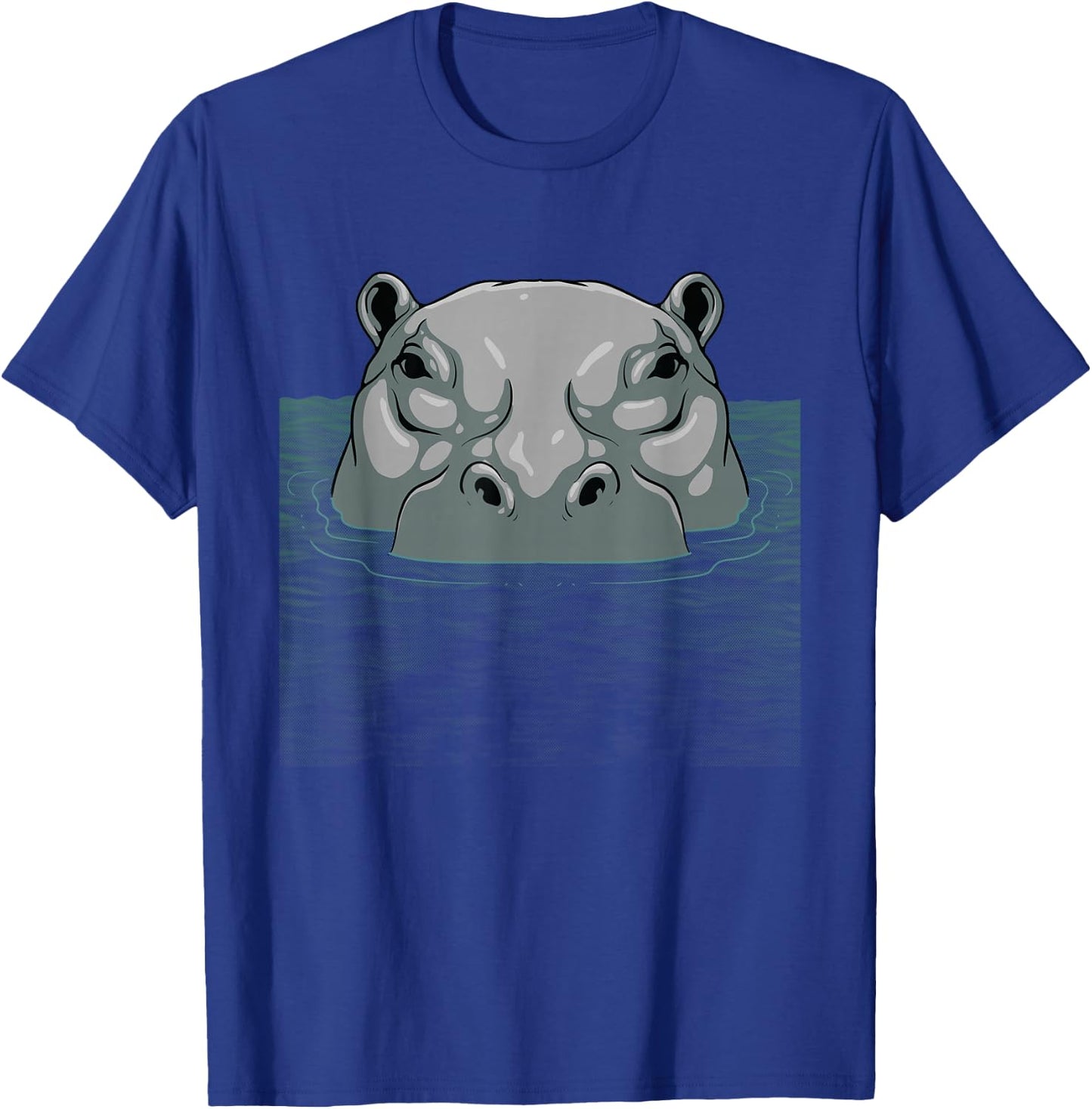 Cool Hippo Women Kids Hippopotamus Lovers Zoo Safari T-Shirt - T-Shirt | Royal