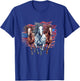 Memorial Day, 4th of July patriotic usa flag horses T-Shirt - T-Shirt | Royal