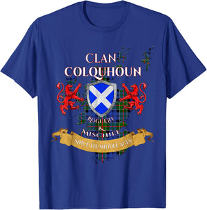 Colquhoun Scottish Family Clan Middle Ages Mischief T-Shirt - T-Shirt | Royal