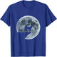 Kai Ken Halloween Costume Moon Silhouette T-Shirt - T-Shirt | Royal