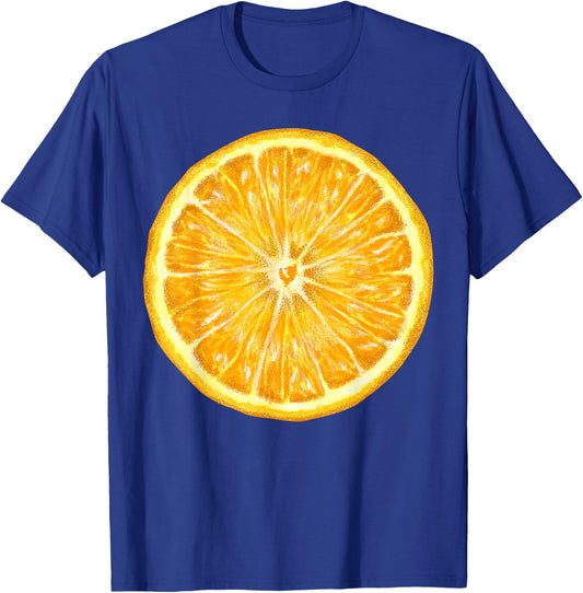 Awesome Juicy Fruit Orange Sliced Costume Outfit Themed T-Shirt - T-Shirt | Royal