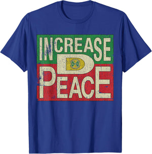 Vintage Increase D Peace 1992 T-Shirt - T-Shirt | Royal
