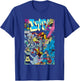Marvel X-Men Team Conflict Kanji Comic Book Cover Retro T-Shirt - T-Shirt | Royal