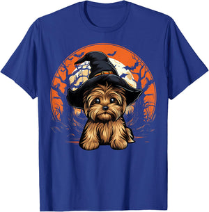 Yorkshire Terrier Dog Lover Halloween Spooky Ghost Costume T-Shirt - T-Shirt | Royal