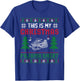 Ugly Xmas Sweater Snowmobile This is My Christmas Pajama T-Shirt - T-Shirt | Royal