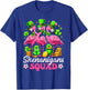 Groovy Shenanigan Squad Irish Flamingo St Patrick's Day T-Shirt - T-Shirt | Royal