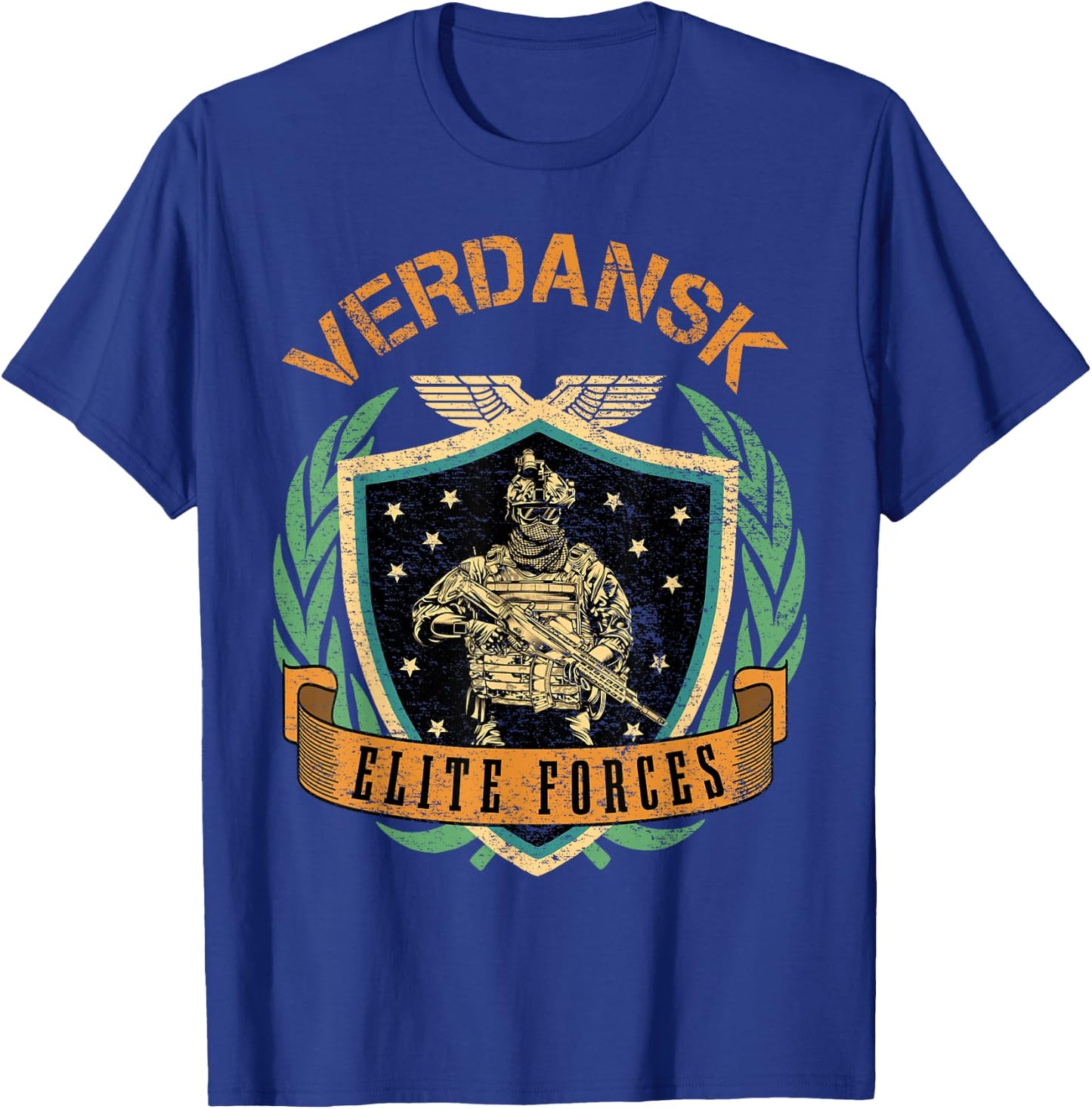 Verdansk Elite Forces, Gulag Gaming Shirt, Warzone T-Shirt - T-Shirt | Royal