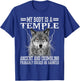 Wolf - My Body Is A Temple Ancient And Crumbling T-Shirt - T-Shirt | Royal