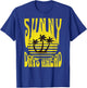 Sunny Days Ahead Retro Vintage Hippie Style Summer Vacay Men Women T-Shirt - T-Shirt | Royal