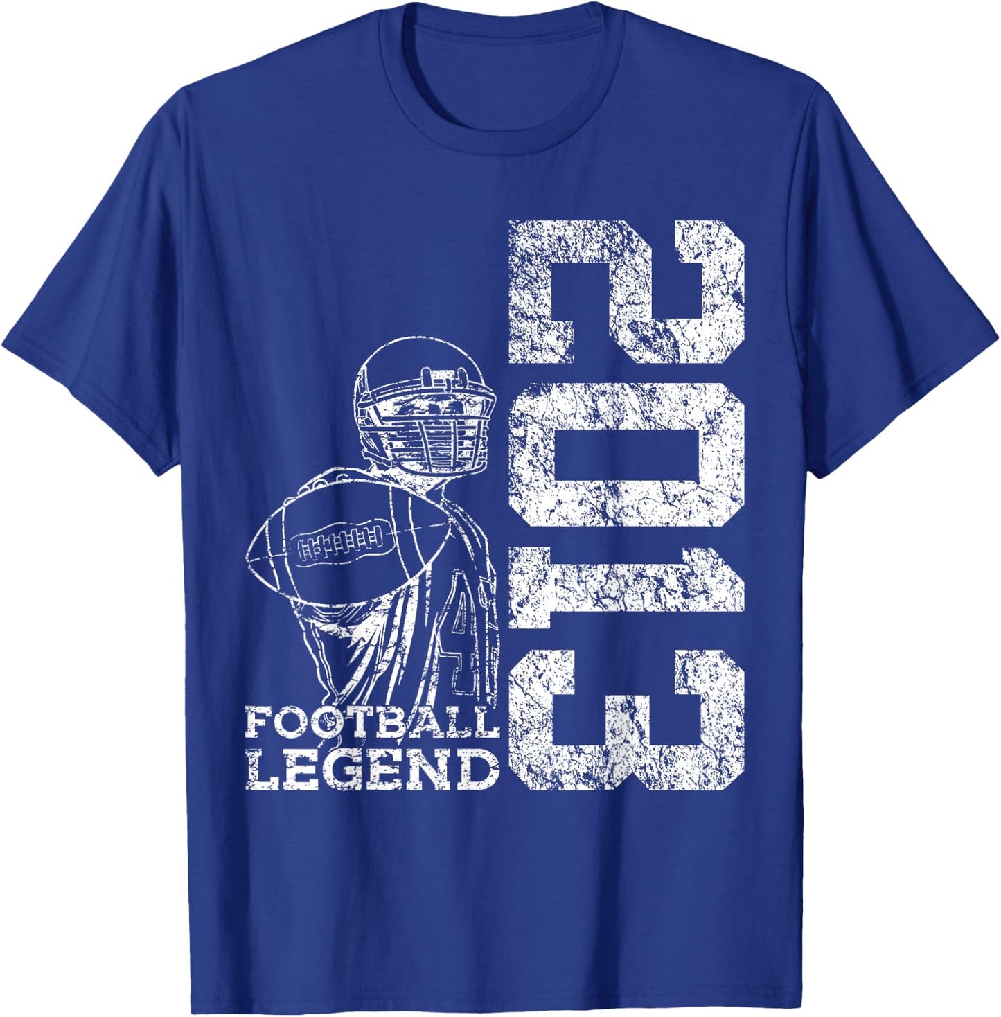 13 Years Football Legend 2013 13th Birthday T-Shirt - T-Shirt | Royal