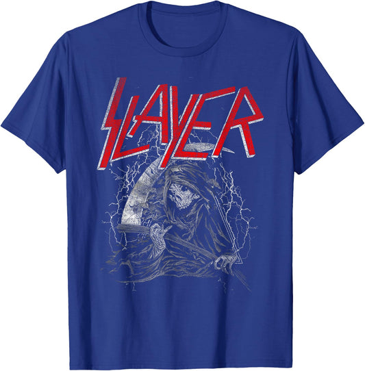 Slayer – Hi Con Reaper T-Shirt - T-Shirt | Royal