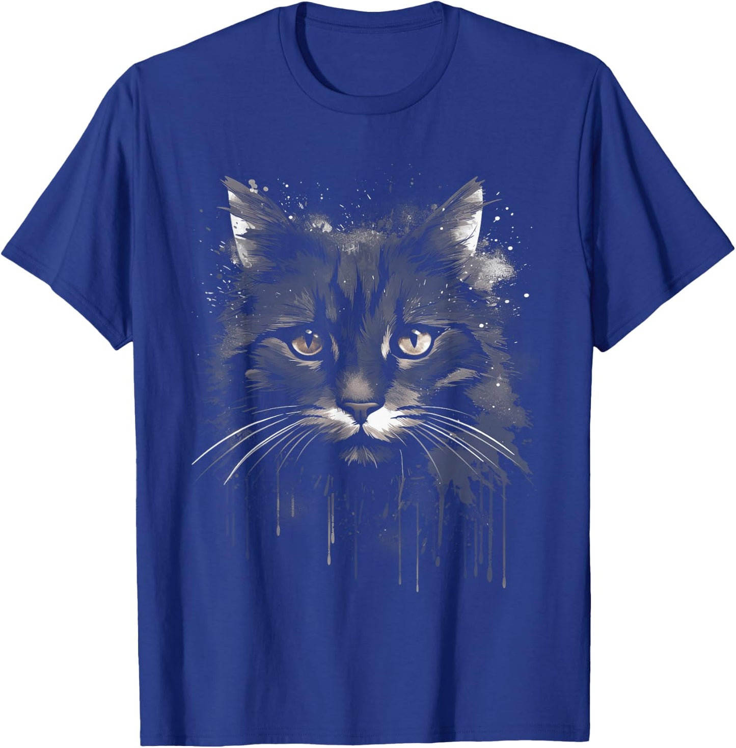 Cat Cat lover Kitten Illustration Pet Women Kids T-Shirt - T-Shirt | Royal