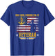 USS Carl Vinson CVN-70 Aircraft Carrier Veteran Flag Vintage T-Shirt - T-Shirt | Royal