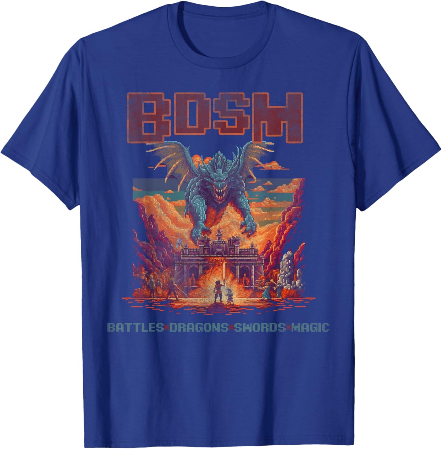 BDSM battles dragons swords magic T-Shirt - T-Shirt | Royal