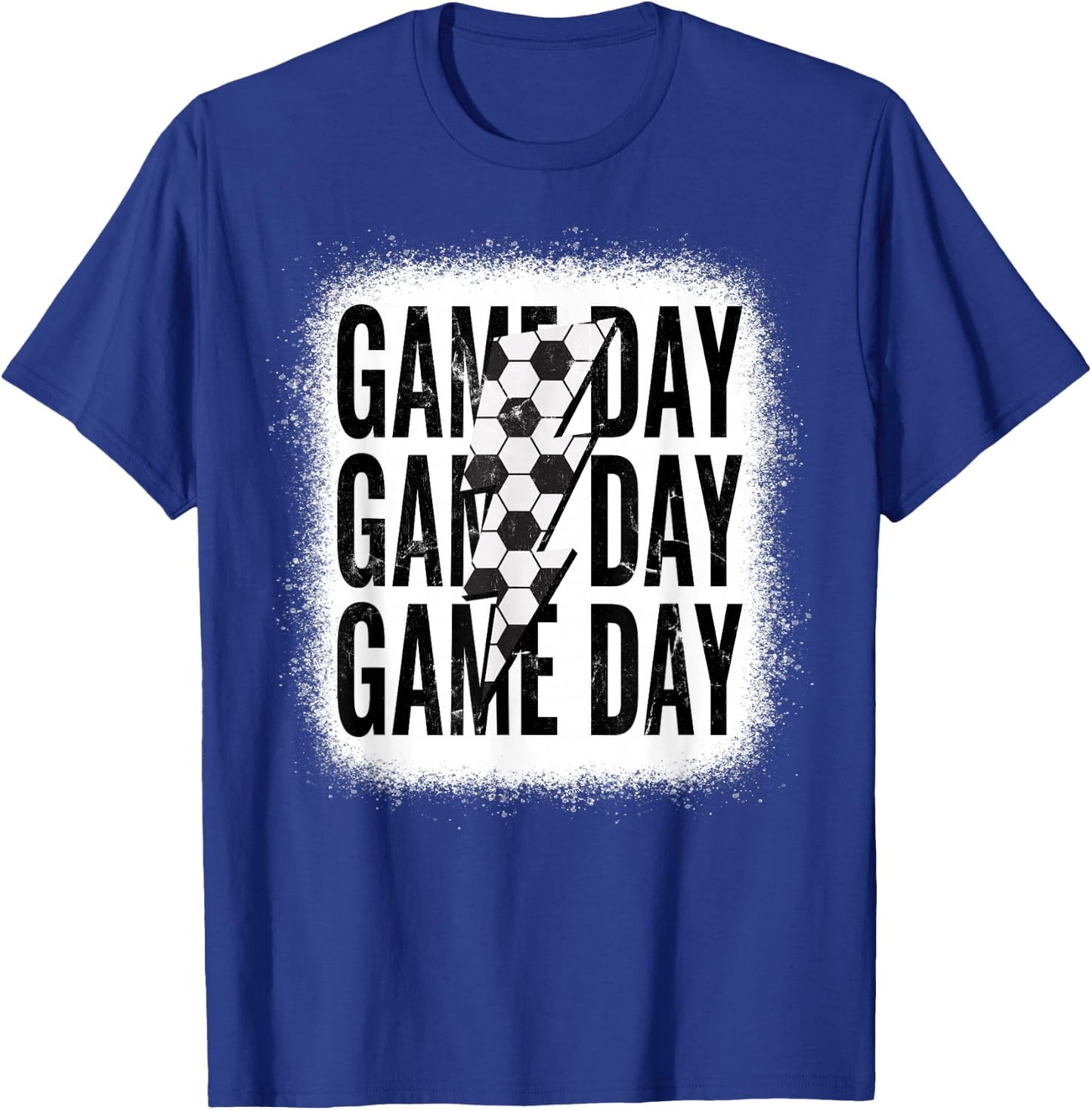Soccer Mom Leopard Game Day Mother's Day T-Shirt - T-Shirt | Royal