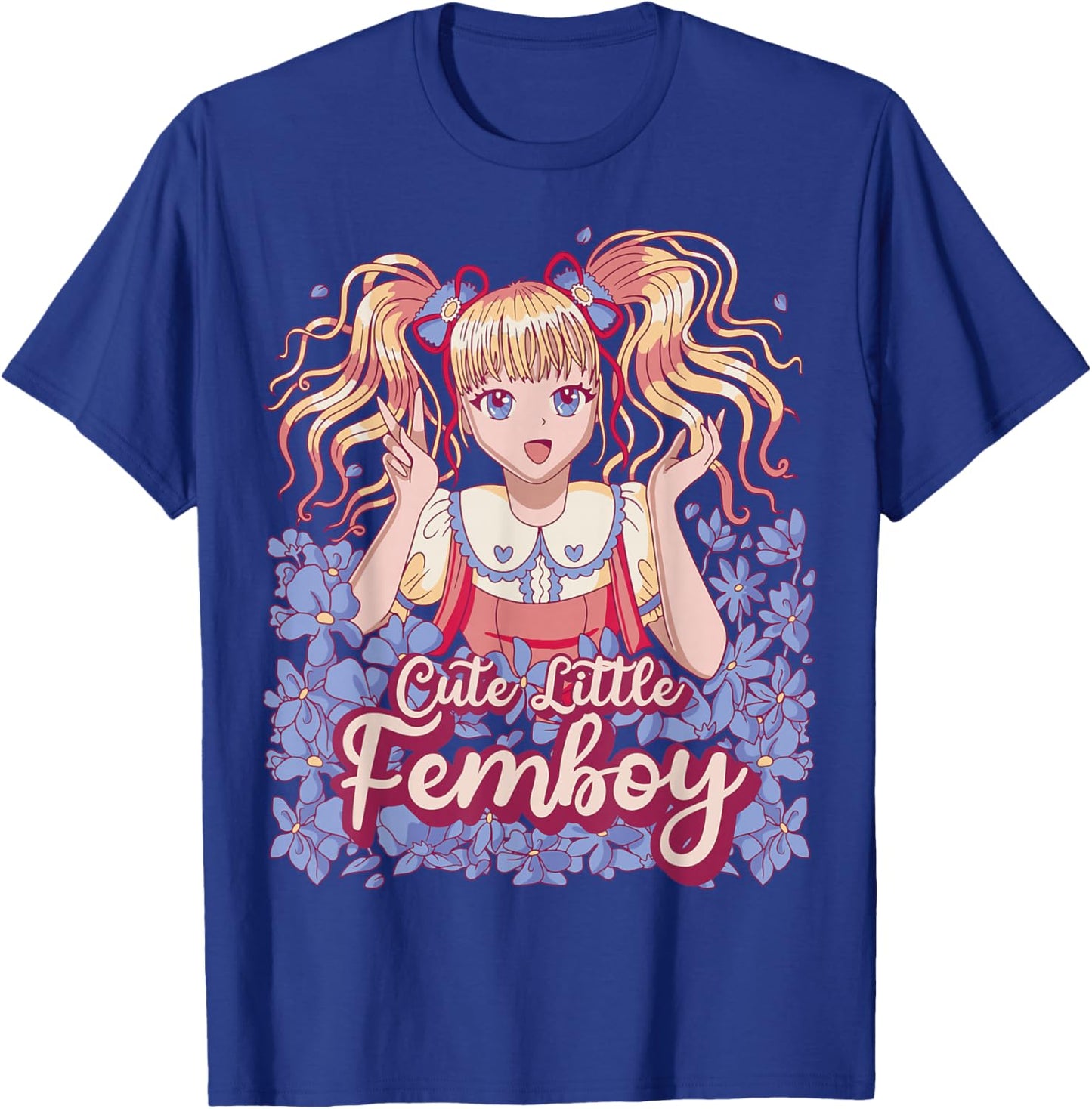 Femboy Anime Cute Little Femboy T-Shirt - T-Shirt | Royal