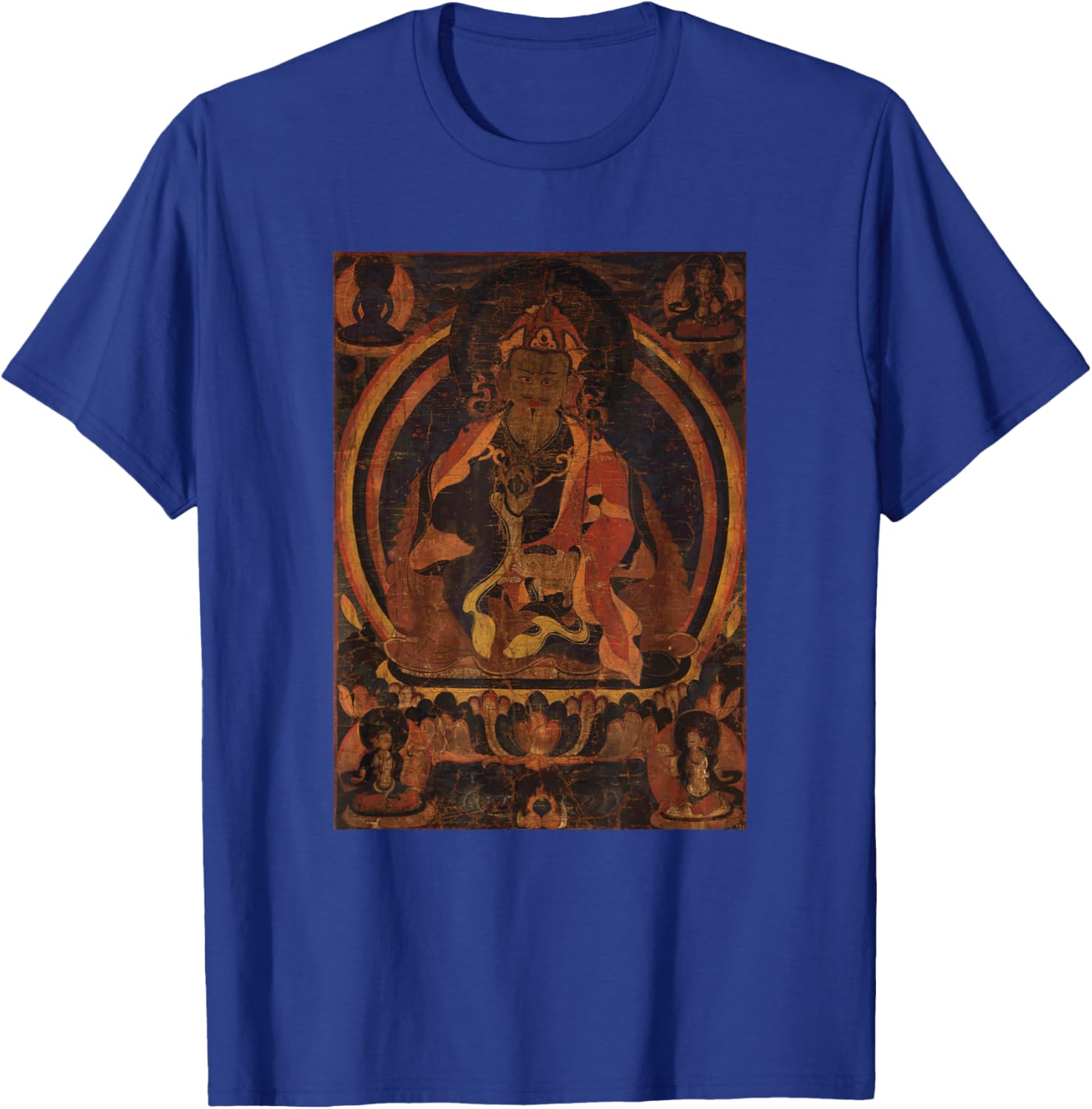 Padmasambhava Tibetan Buddhist Thangka Mandala Buddhism T-Shirt - T-Shirt | Royal