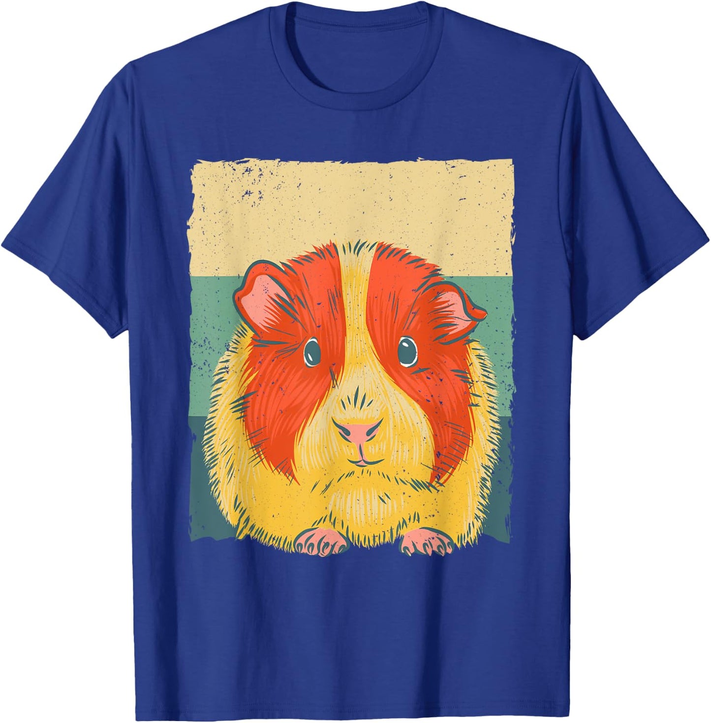 Cute Guinea Pig Design Women Kids Vintage Guinea Pig T-Shirt - T-Shirt | Royal