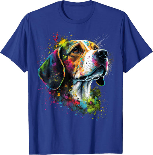 Cute Beagle Dog on Beagle Lover Men Women Kids T-Shirt - T-Shirt | Royal