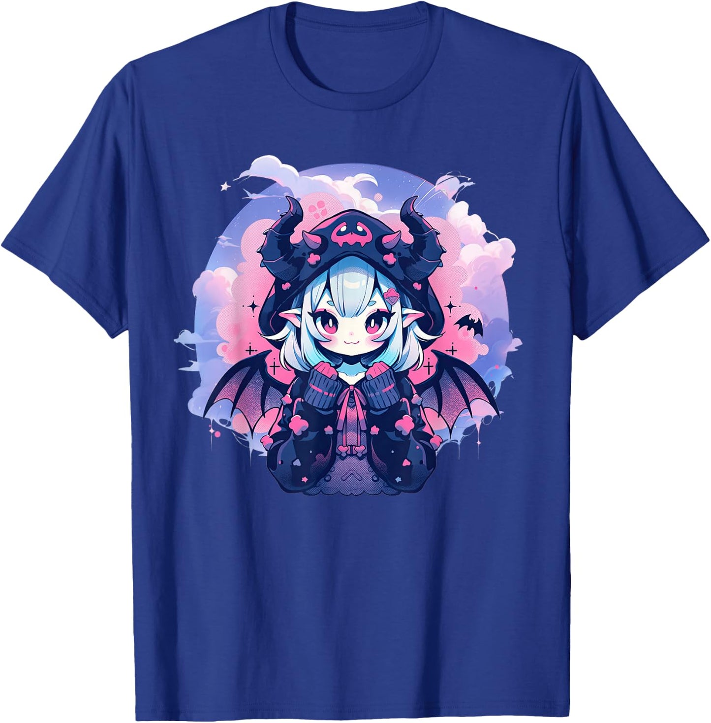 Anime Demon Girl Kawaii Succubus Pastel Goth Cute Witchcraft T-Shirt - T-Shirt | Royal