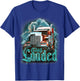 Truck Driver Design Dad Big Rig Semi-Trailer Truckin T-Shirt - T-Shirt | Royal