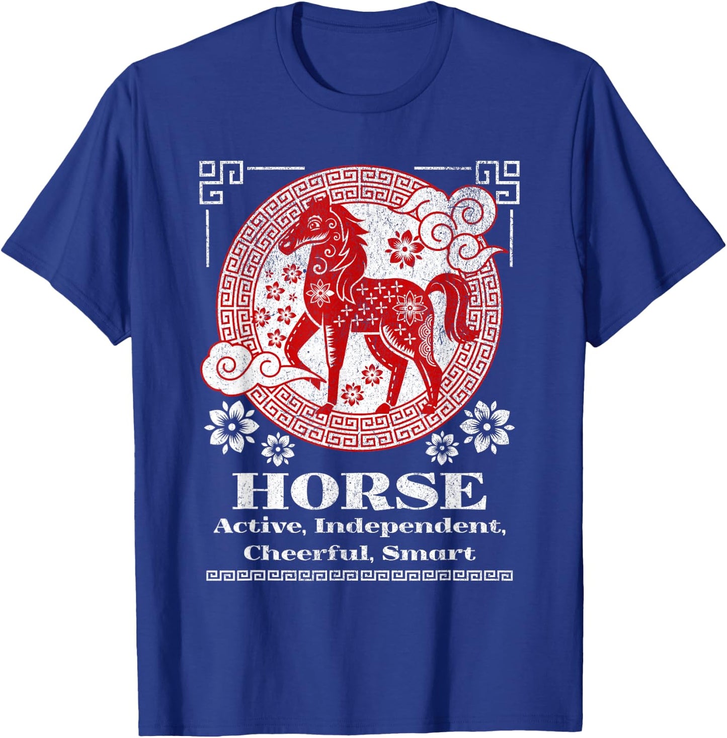 Chinese Zodiac Horse Personality T-Shirt - T-Shirt | Royal