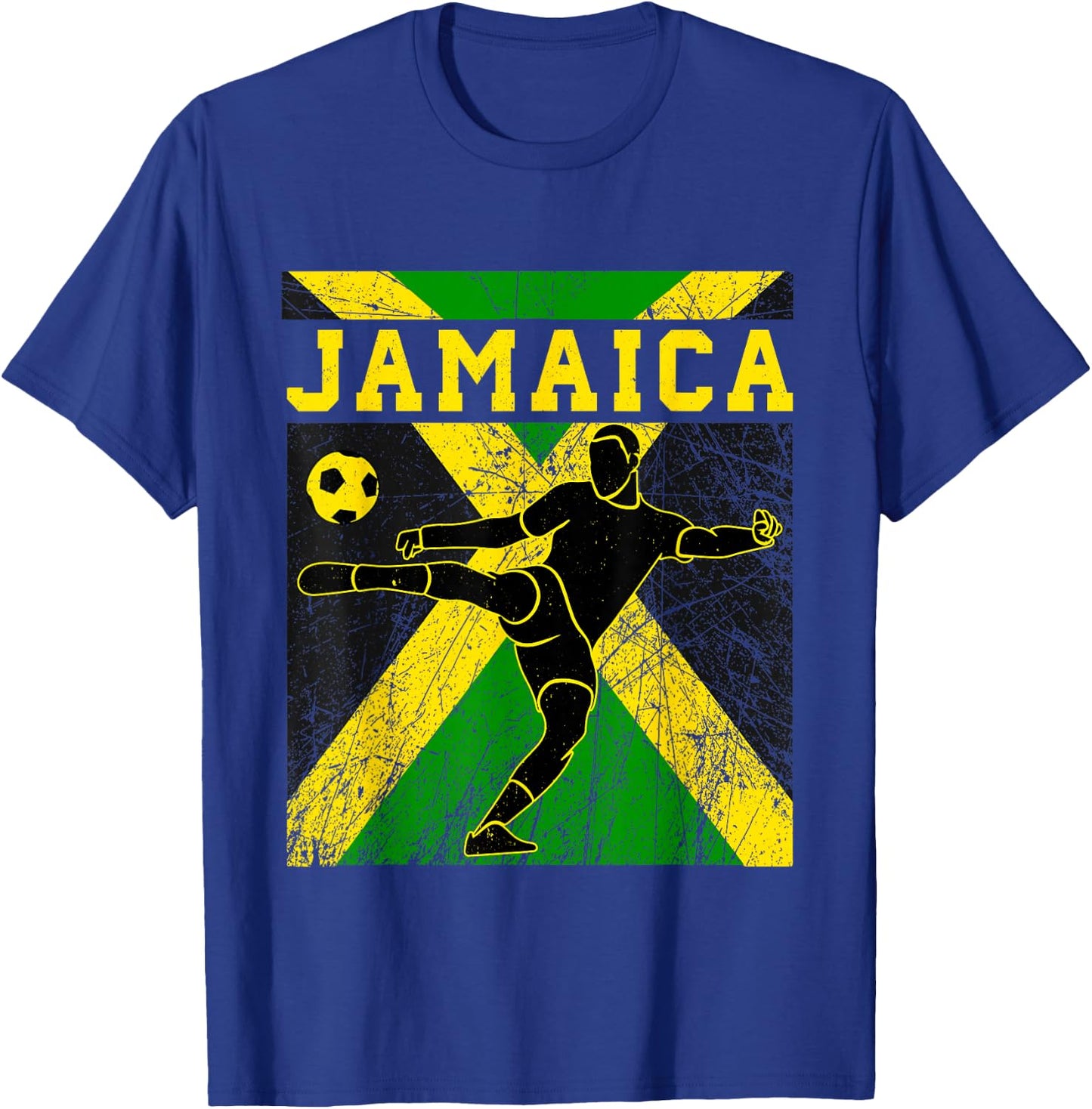 Jamaica Football Apparel Jamaican national Reggae Boys T-Shirt - T-Shirt | Royal