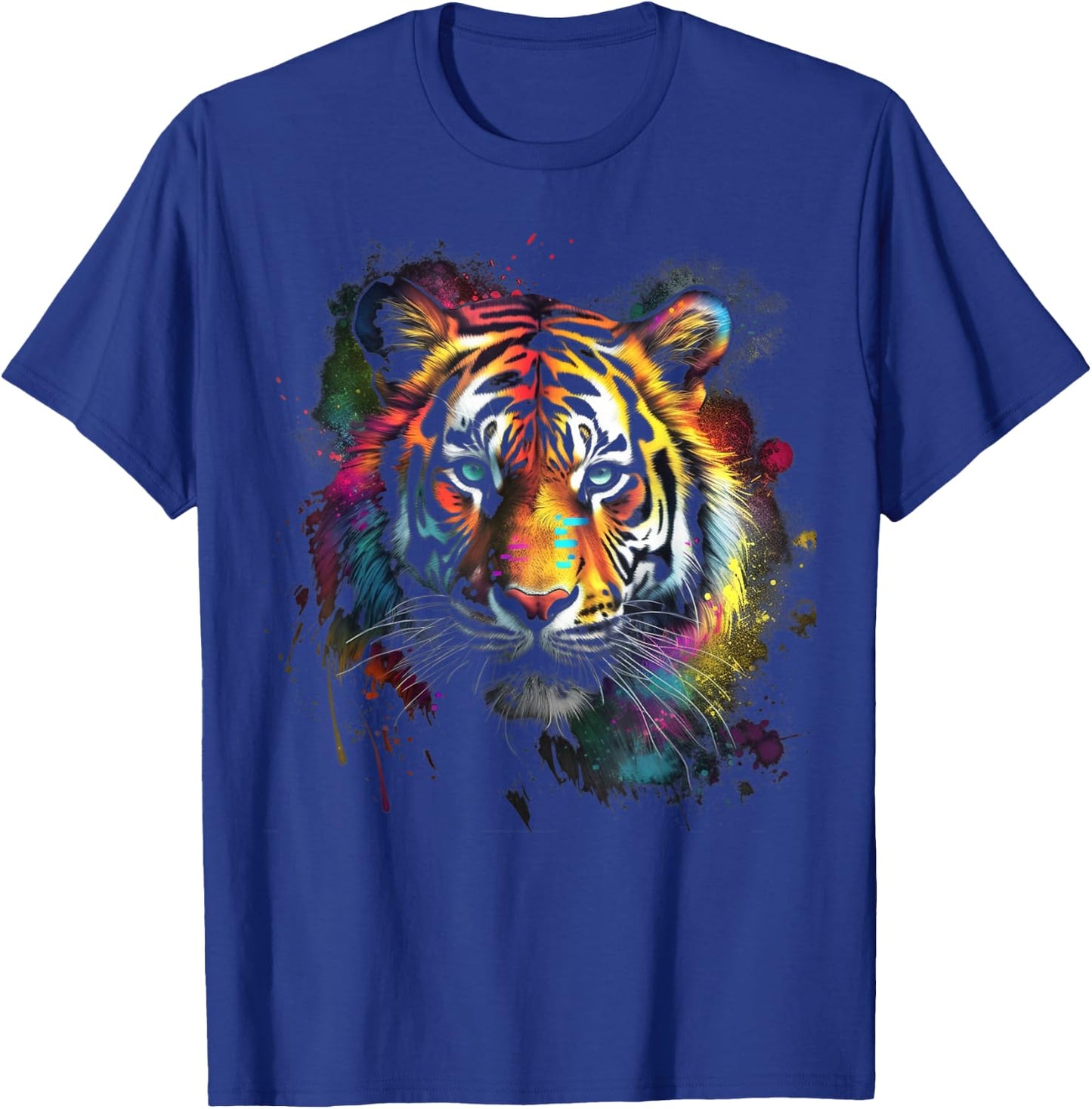 Tiger Animal Pop Art T-Shirt - T-Shirt | Royal