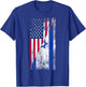 USA Israel Flags - United States of America, Israeli T-Shirt - T-Shirt | Royal