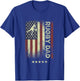 USA American Flag - Rugby Dad T-Shirt - T-Shirt | Royal