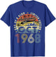 55 Yrs Old Gifts 55th Birthday Men Women Since October 1968 T-Shirt - T-Shirt | Royal