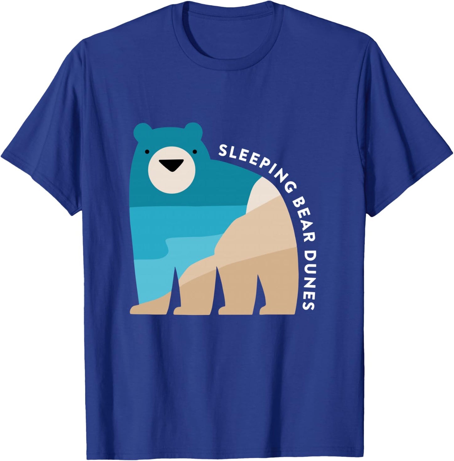 Sleeping Bear Dunes Michigan National Park Souvenir Gift T-Shirt - T-Shirt | Royal