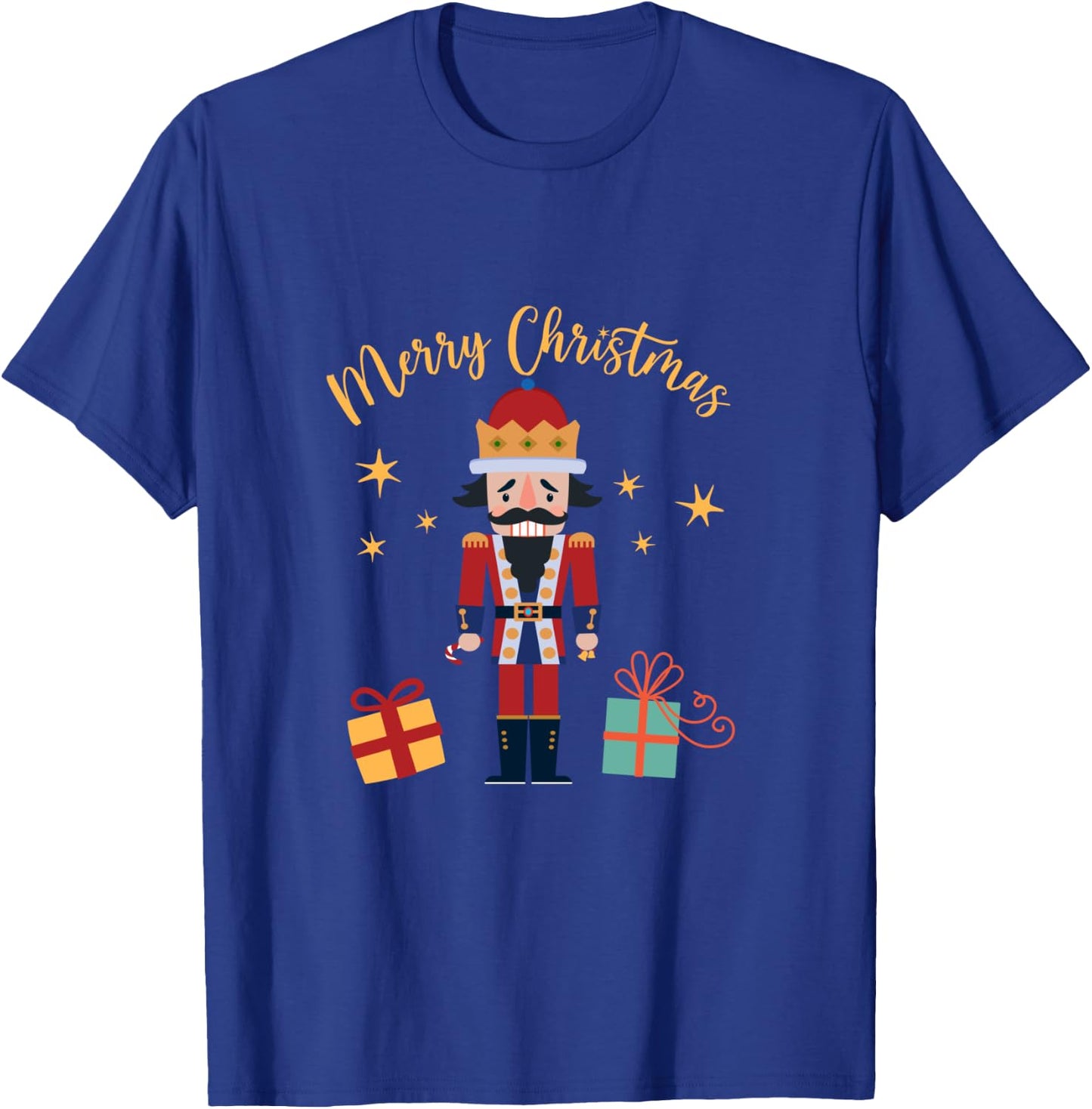 Merry Christmas - Nutcracker T-Shirt - T-Shirt | Royal