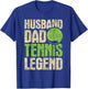 Husband Dad Tennis Legend - Sports Coach Tournament Player T-Shirt - T-Shirt | Royal