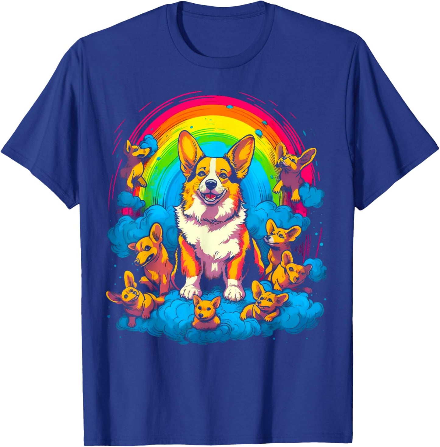 Heaven Dog Welsh Corgi T-Shirt - T-Shirt | Royal