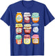 Jam Jars Relaxed Funny Women Kids T-Shirt - T-Shirt | Royal