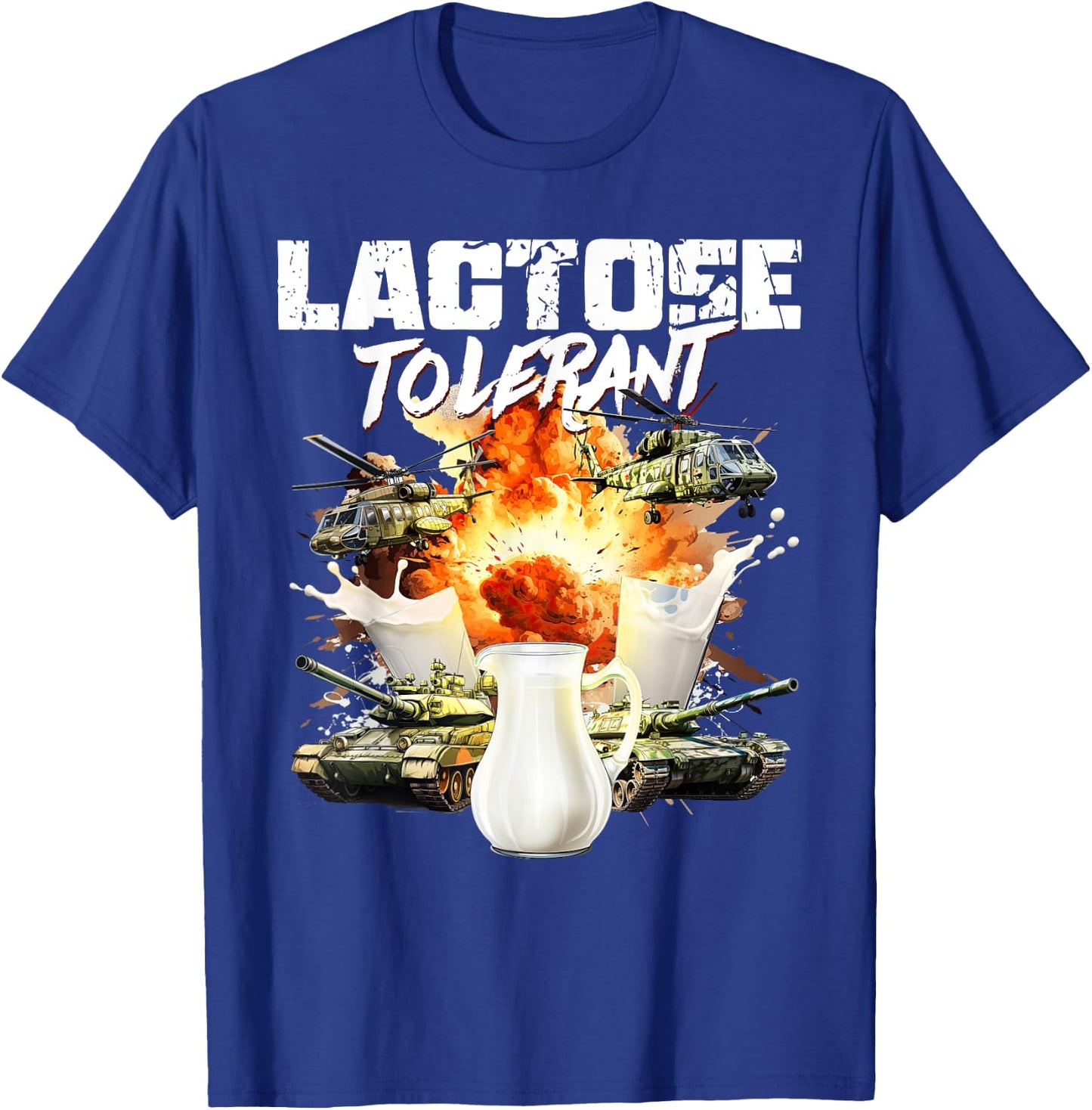 Lactose Tolerant T-Shirt - T-Shirt | Royal